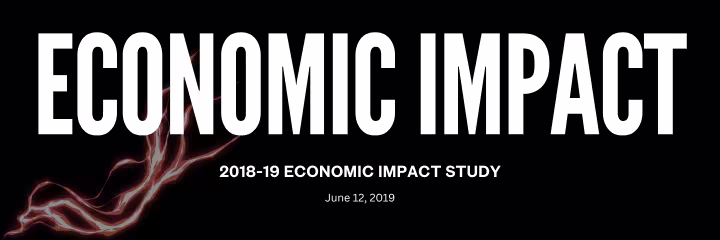 2019 Economic Impact Study graphic